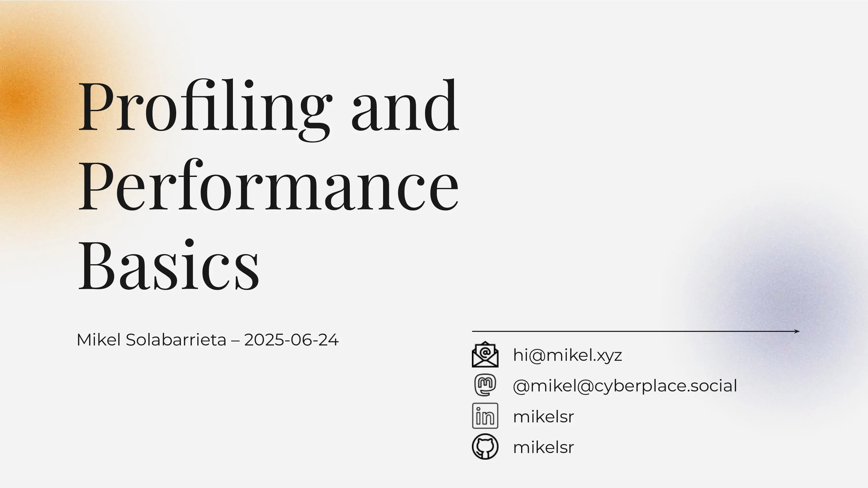 Presentation slide 1