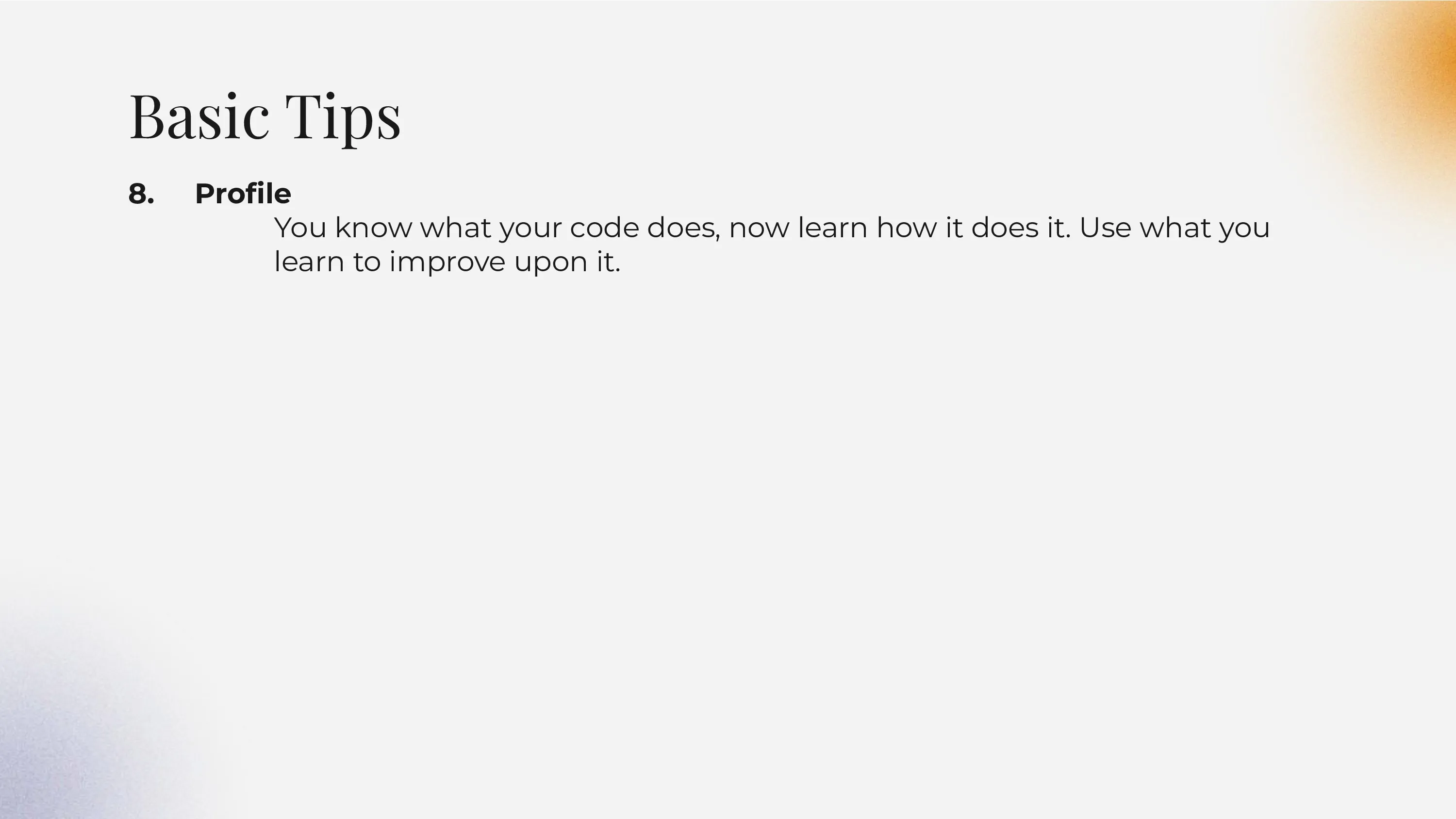 Presentation slide 13